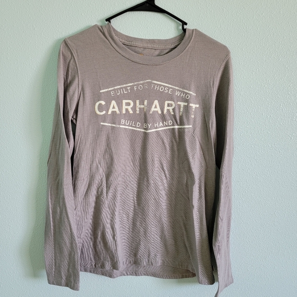 ‼️Sold‼️Carhartt women's long sleeve shirt - Picture 2 of 4
